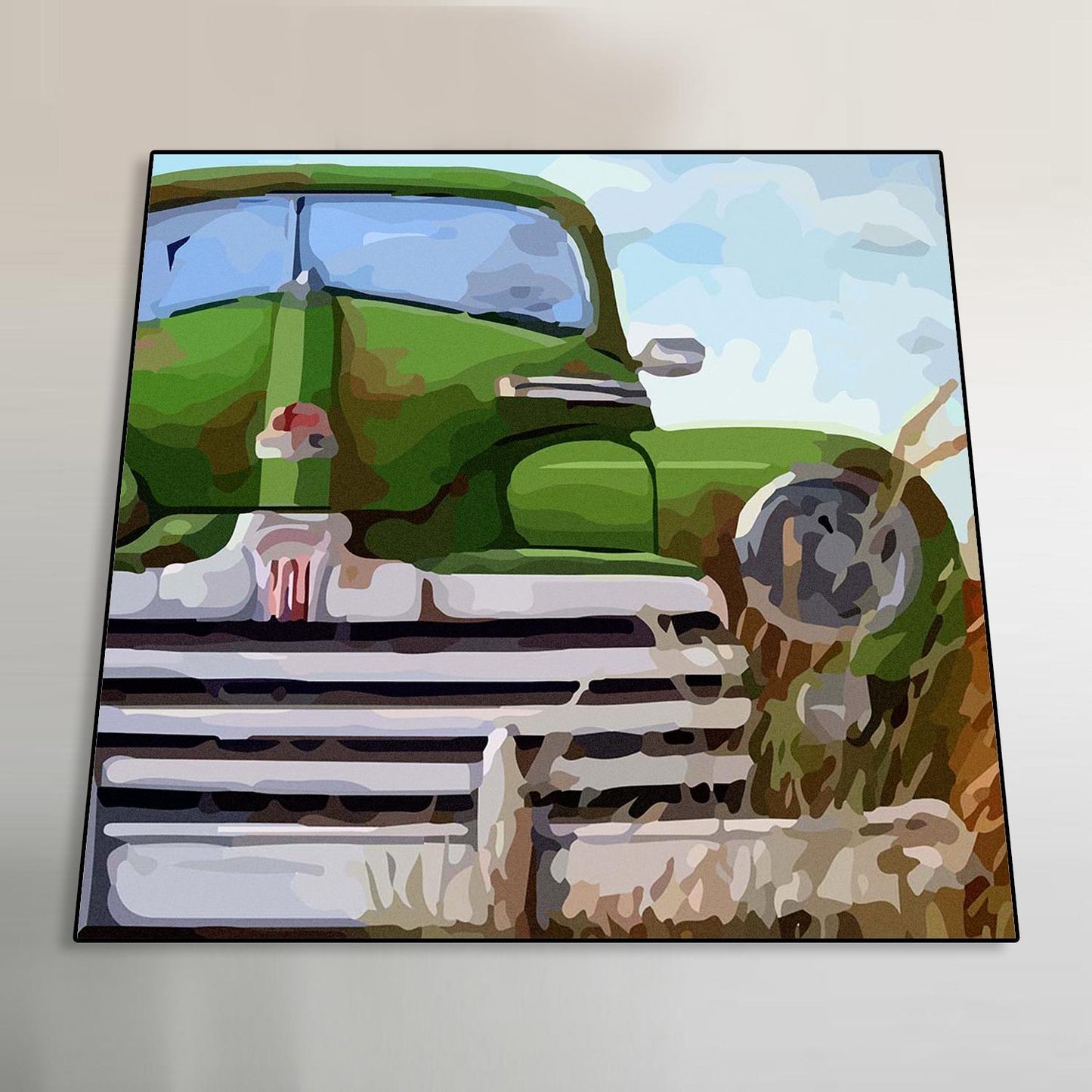 Retro Benz 1947 Art Portrait trendy home