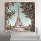 Eiffel Tower Art Portrait trendy home