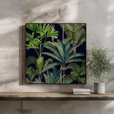 Night Pine Art Portrait trendy home