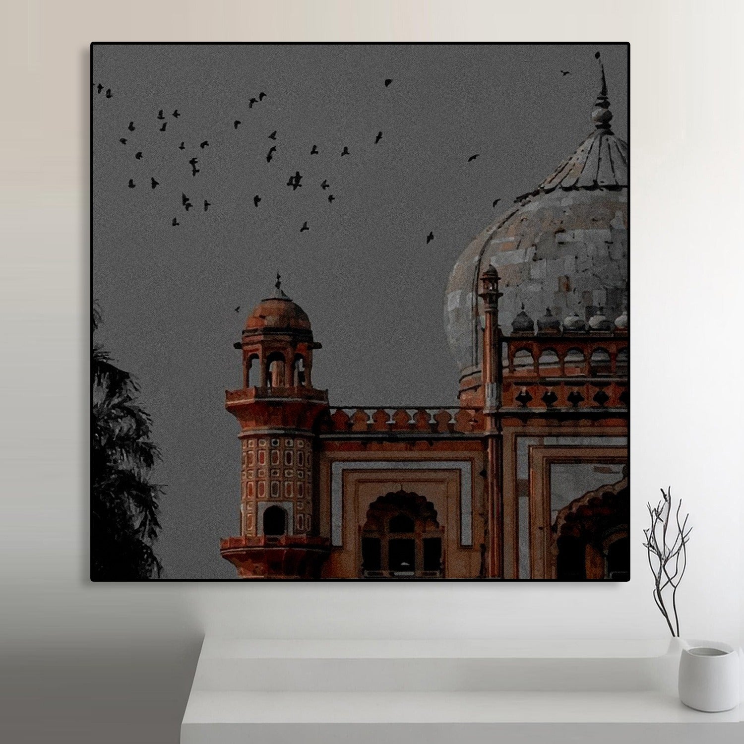 Badshahi Masjid Art Portrait trendy home