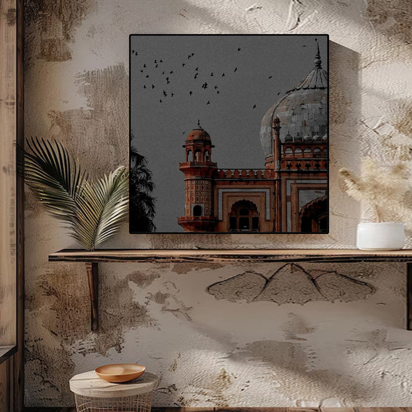 Badshahi Masjid Art Portrait trendy home