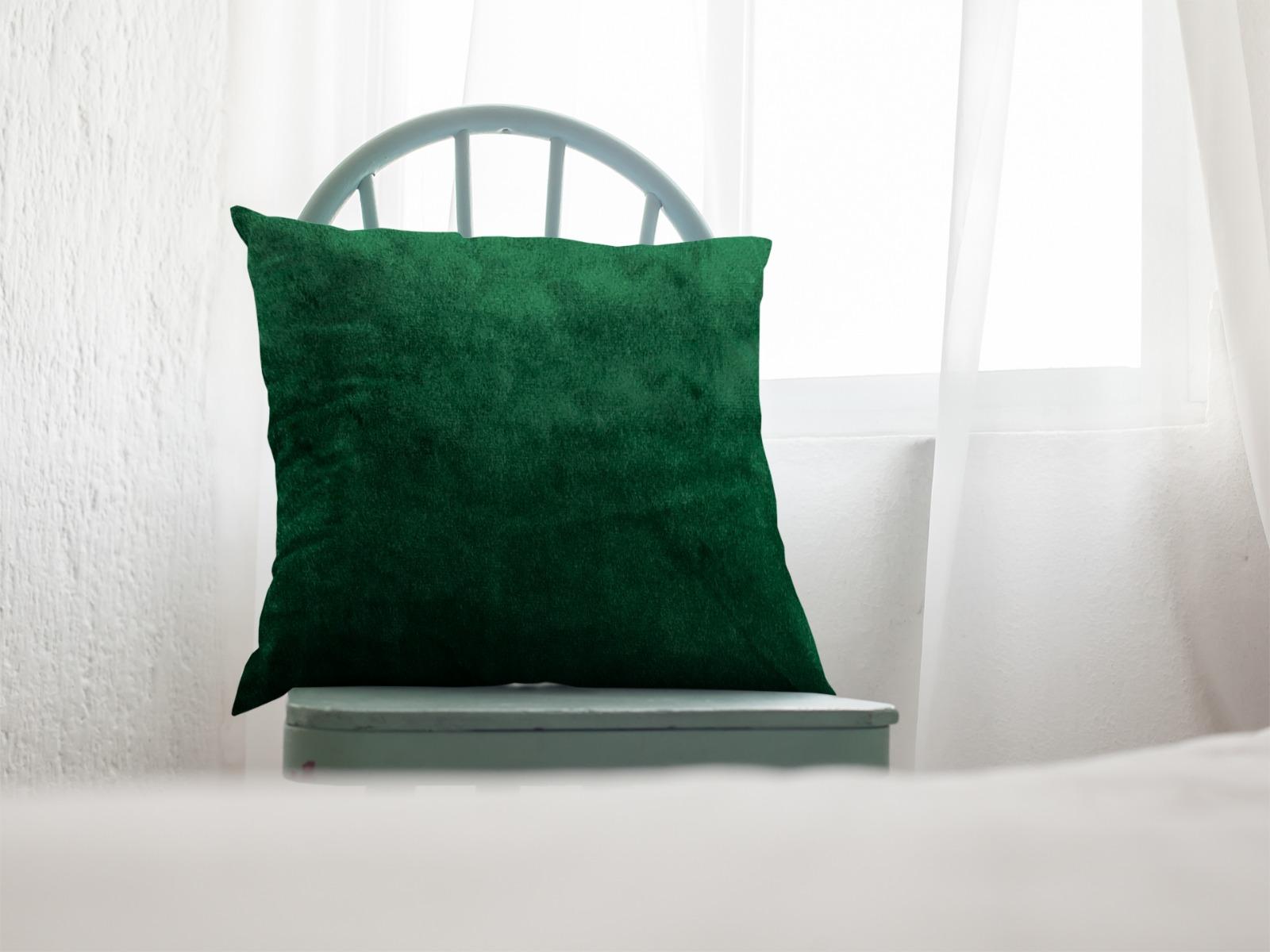 Malai Velvet - Emerald Cushion Cover Trendy Home