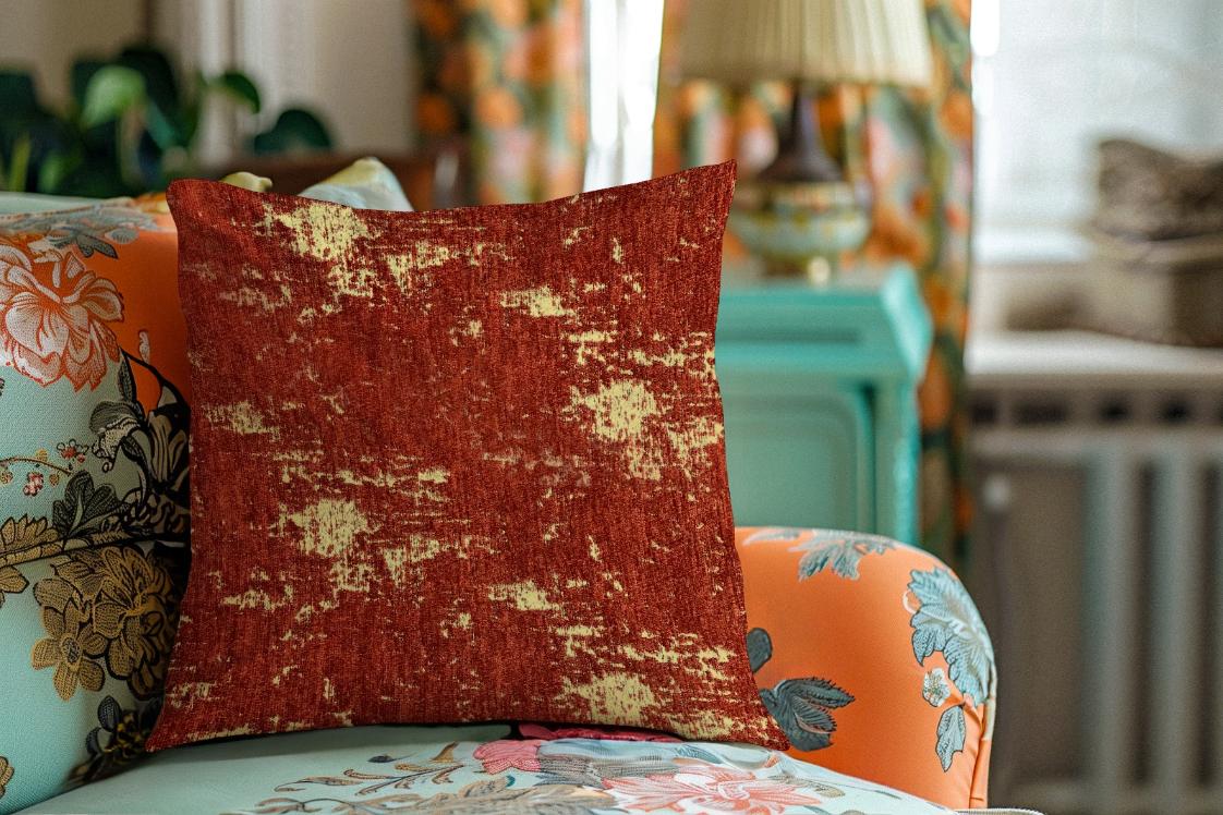 Shanghai Velvet - Rust Cushion Cover Trendy Home