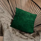 Malai Velvet - Emerald Cushion Cover Trendy Home