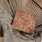 Embosed Leather - Blush Umber Cushion Cover Trendy Home