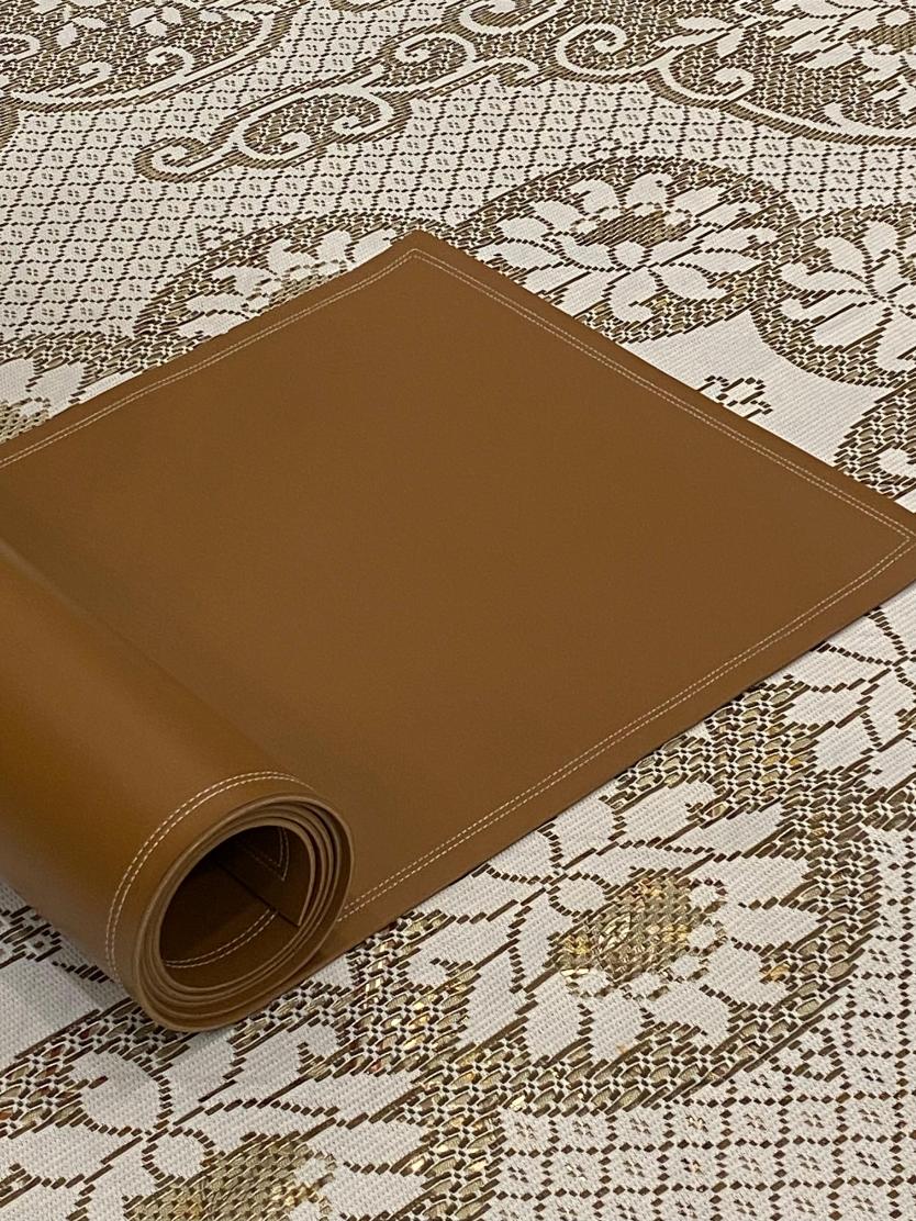 Premium Leather - Brown Table Runner Trendy Home