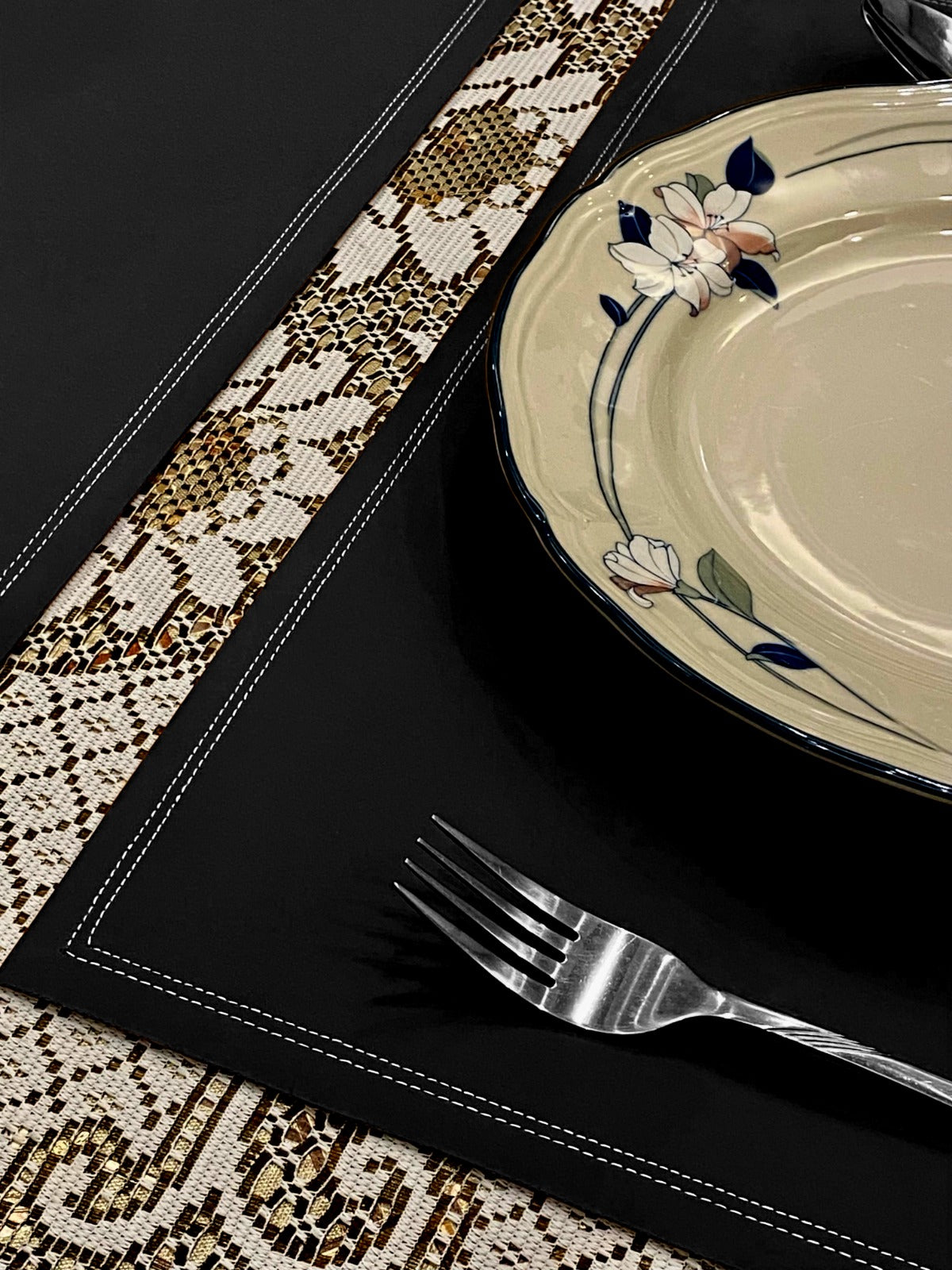 Premium Leather - Black Table Mat Trendy Home