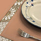 Premium Leather - Peach Table Mat Trendy Home