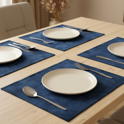 Malai Velvet - Midnight Table Mat Trendy Home