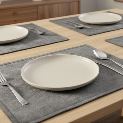 Malai Velvet - Steel Table Mat Trendy Home