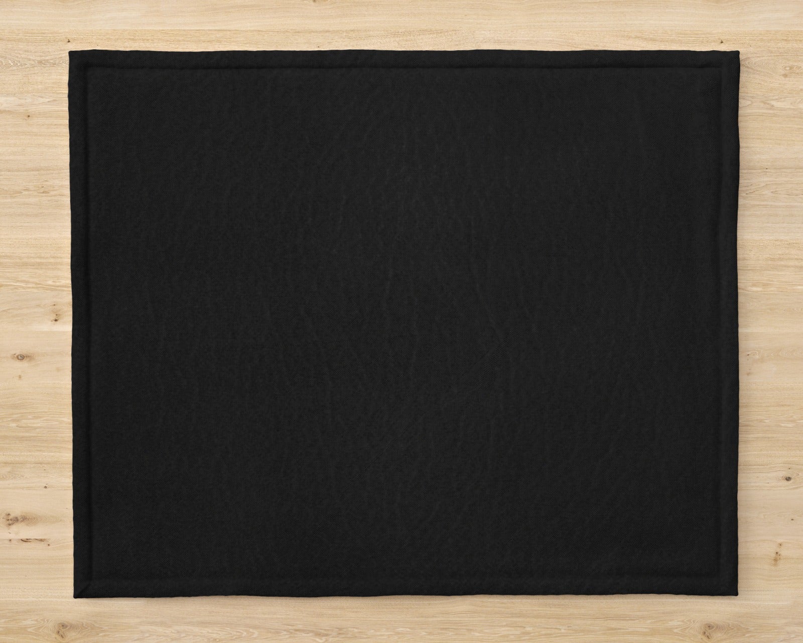 Leather - Black Table Mat Trendy Home