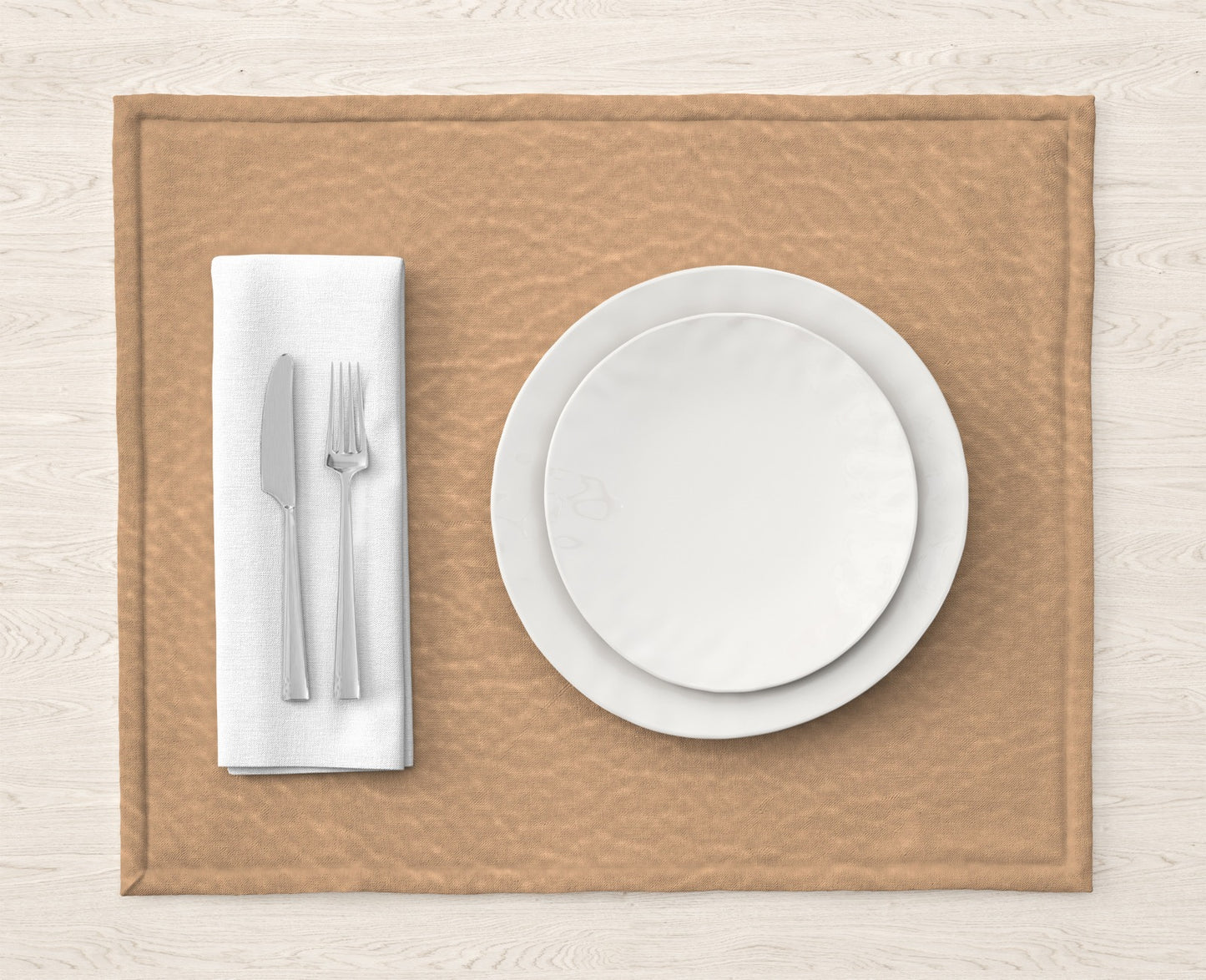 Leather - Peach Table Mat Trendy Home