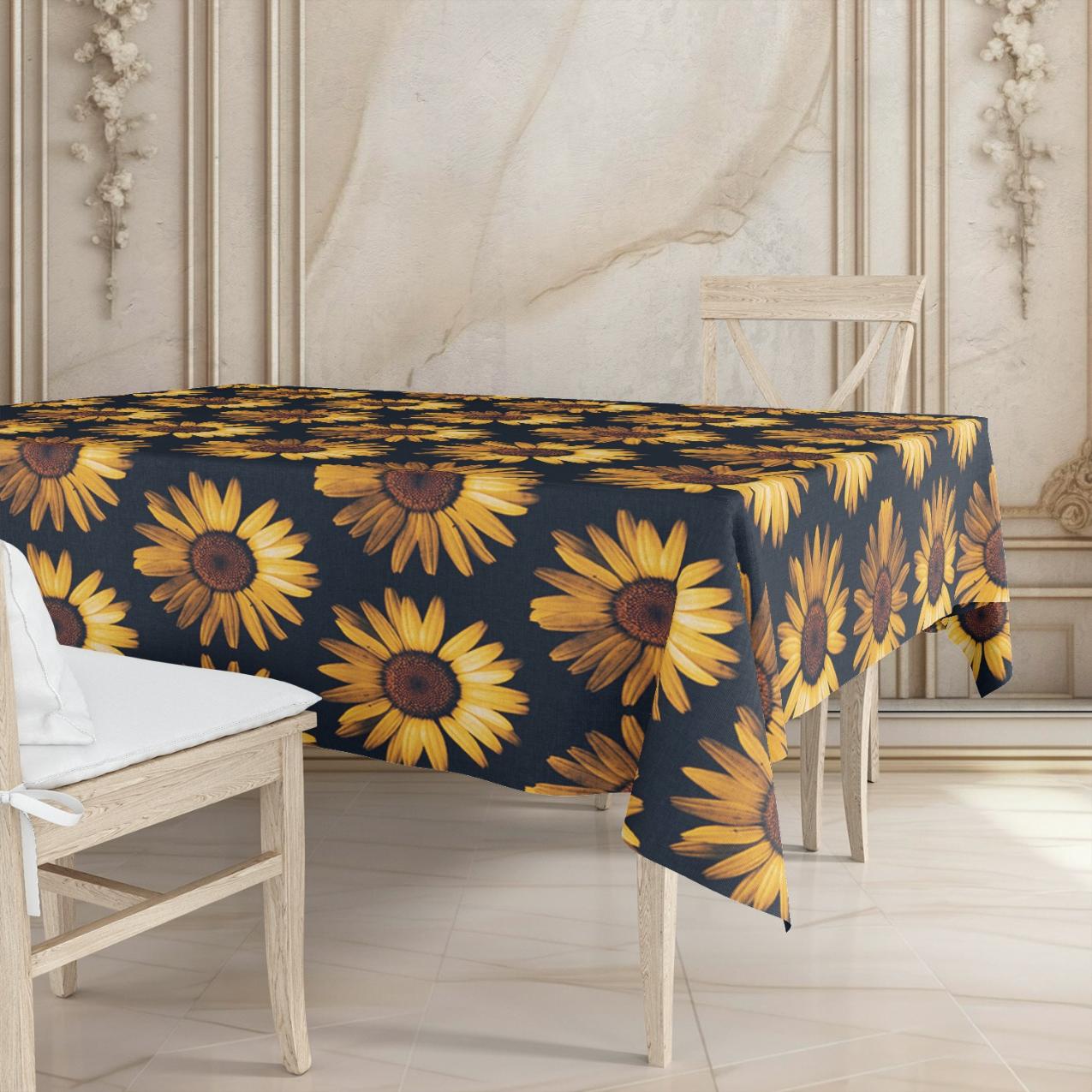 Printed - Sunflower Tablecloth Trendy Home