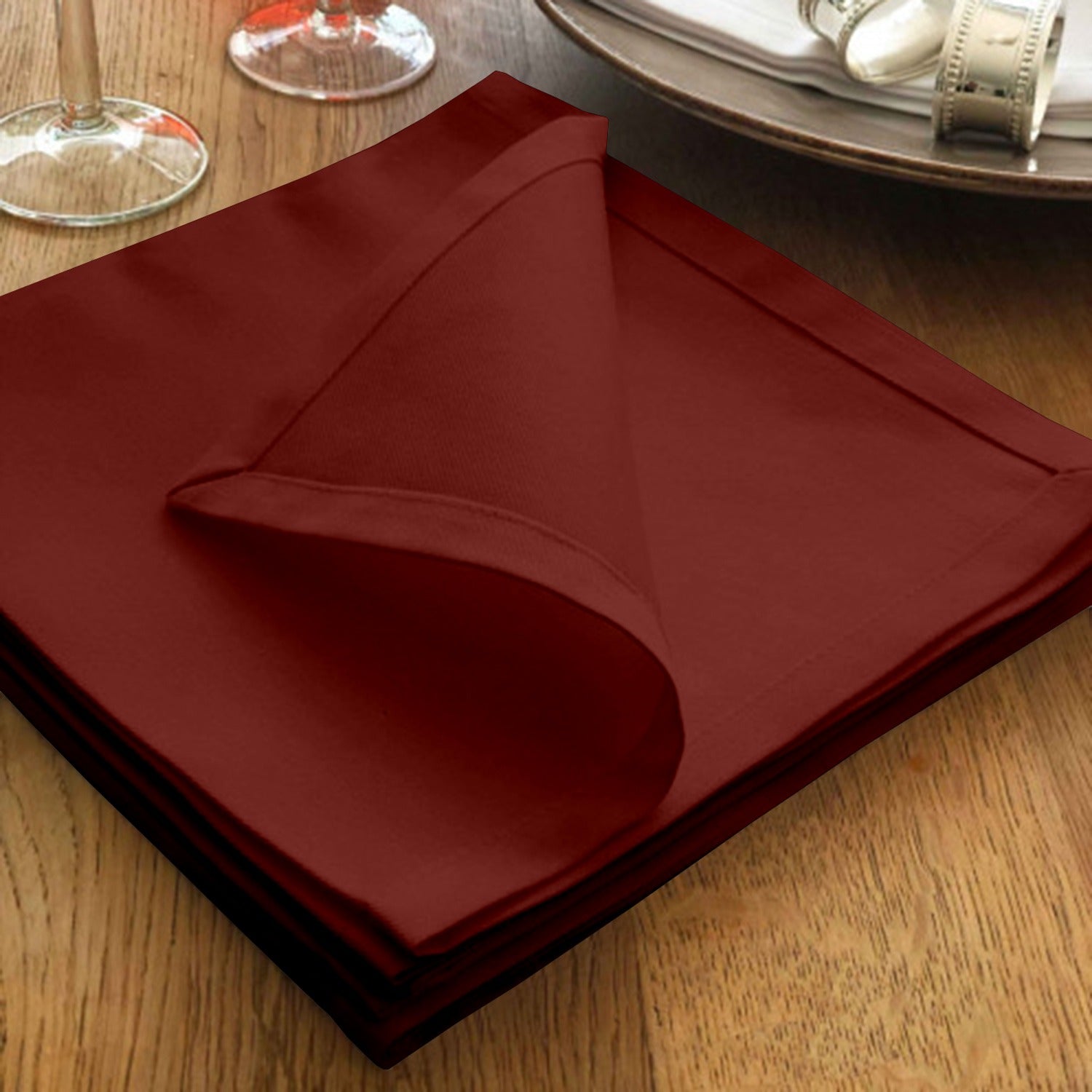 Oxblood Red Table Napkin | Trendy Home America – Trendy Home Pakistan