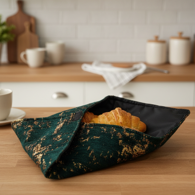 Shanghai Velvet - Emerald Roti Kapra Trendy Home