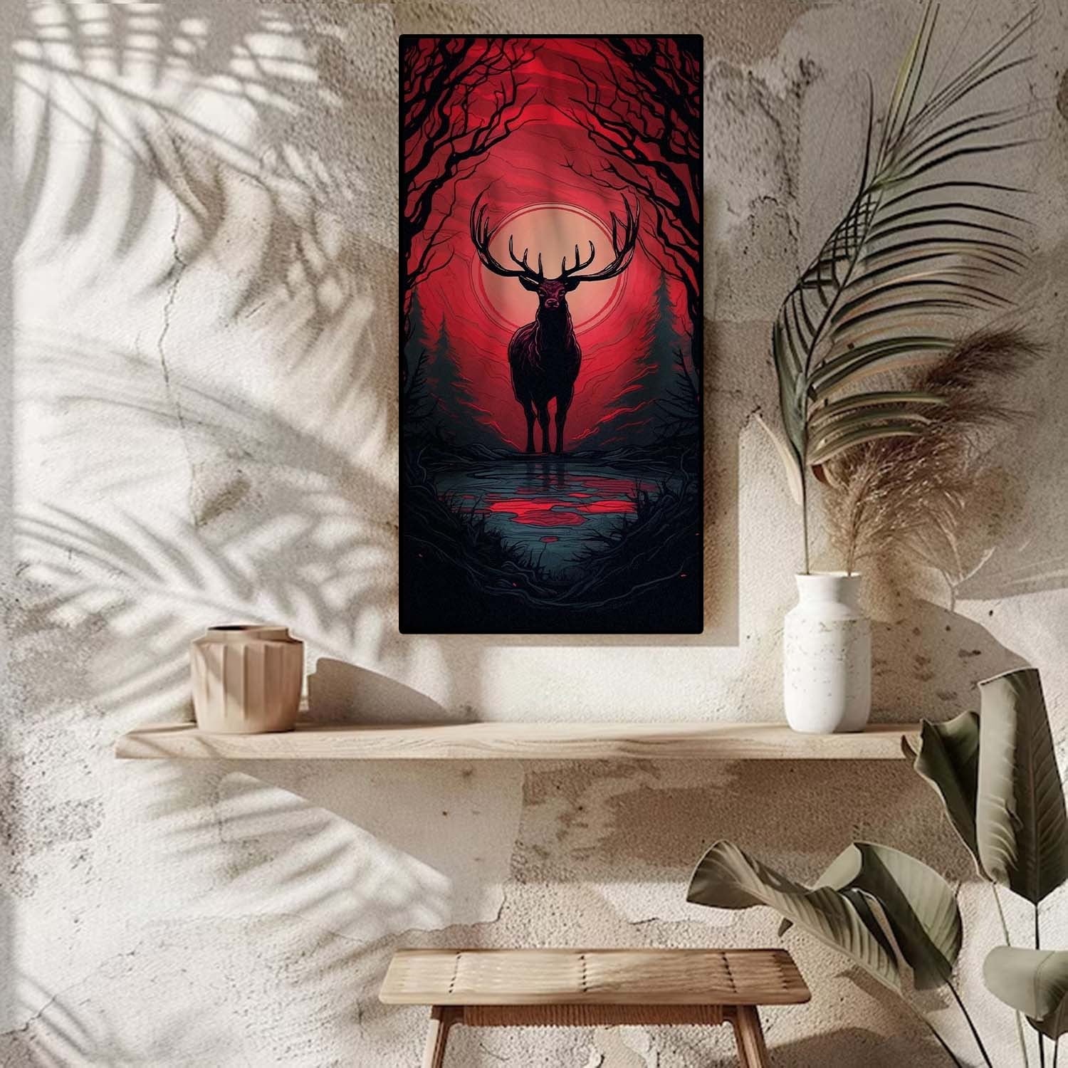 Barasingha Art Portrait trendy home