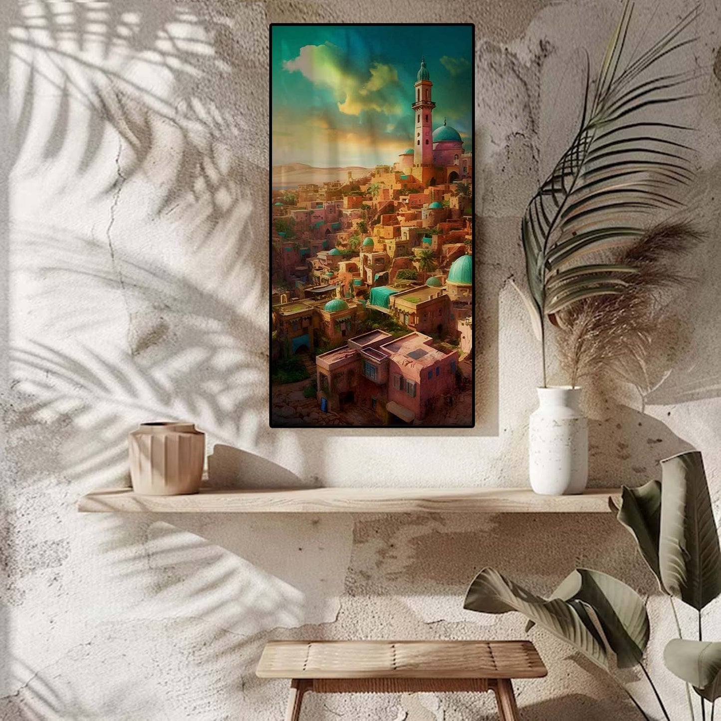 Moroccan Dynamics Art Portrait trendy home