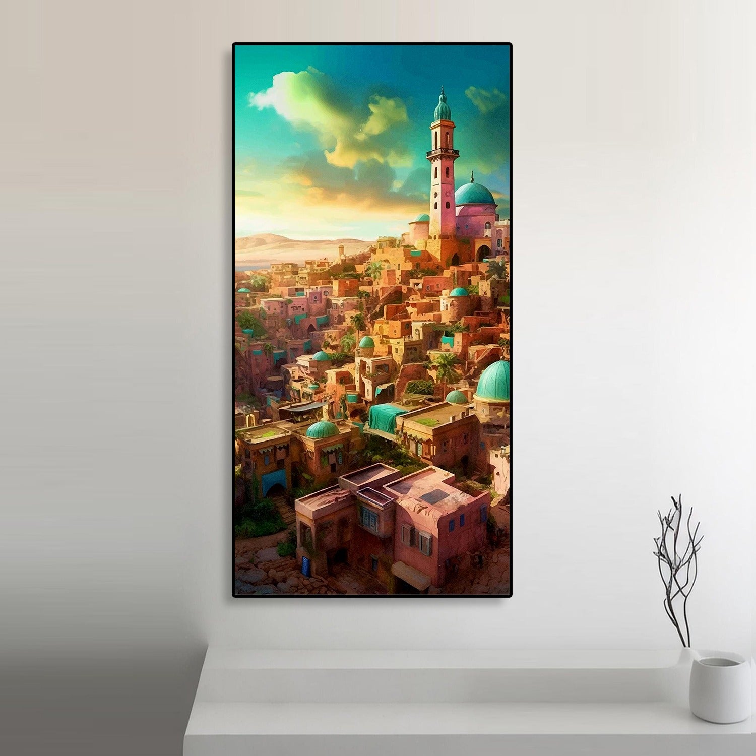 Moroccan Dynamics Art Portrait trendy home