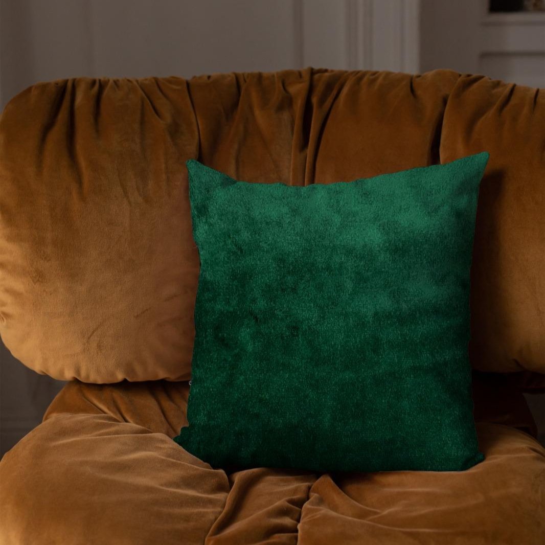 Malai Velvet - Emerald Cushion Cover Trendy Home