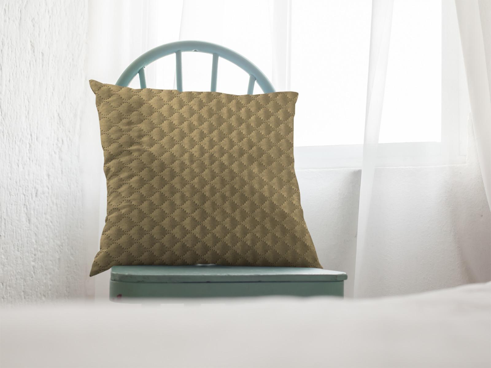 Quilted Velvet - Fawn Cushion Cover Trendy Home