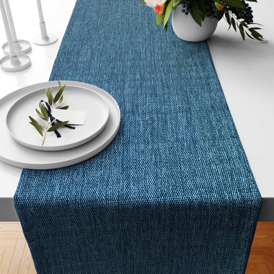 Fine Jute - Dark Turquoise Table Runner Trendy Home