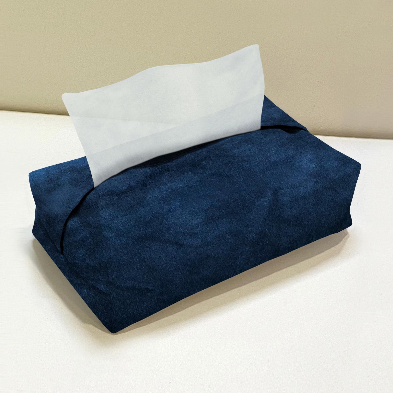 Malai Velvet - Midnight Tissue Box Trendy Home