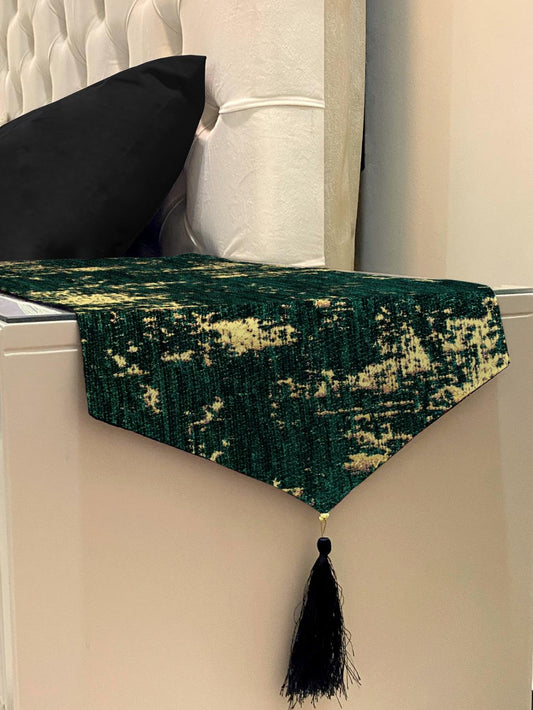 Shanghai Velvet - Emerald Bed Side Table Accent Trendy Home