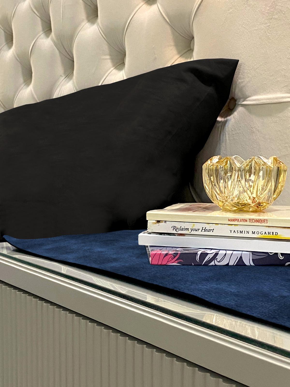 Malai Velvet - Midnight Bed Side Table Accent Trendy Home