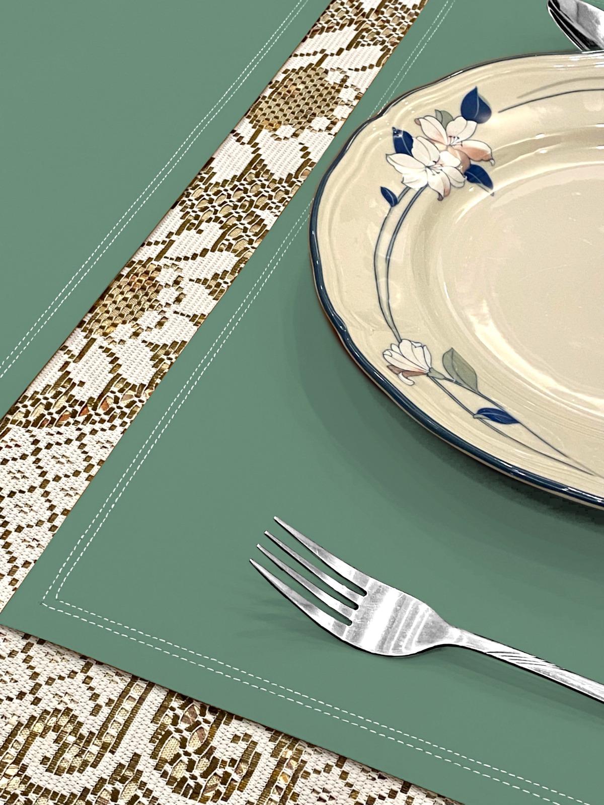 Premium Leather - Mint Table Mat Trendy Home