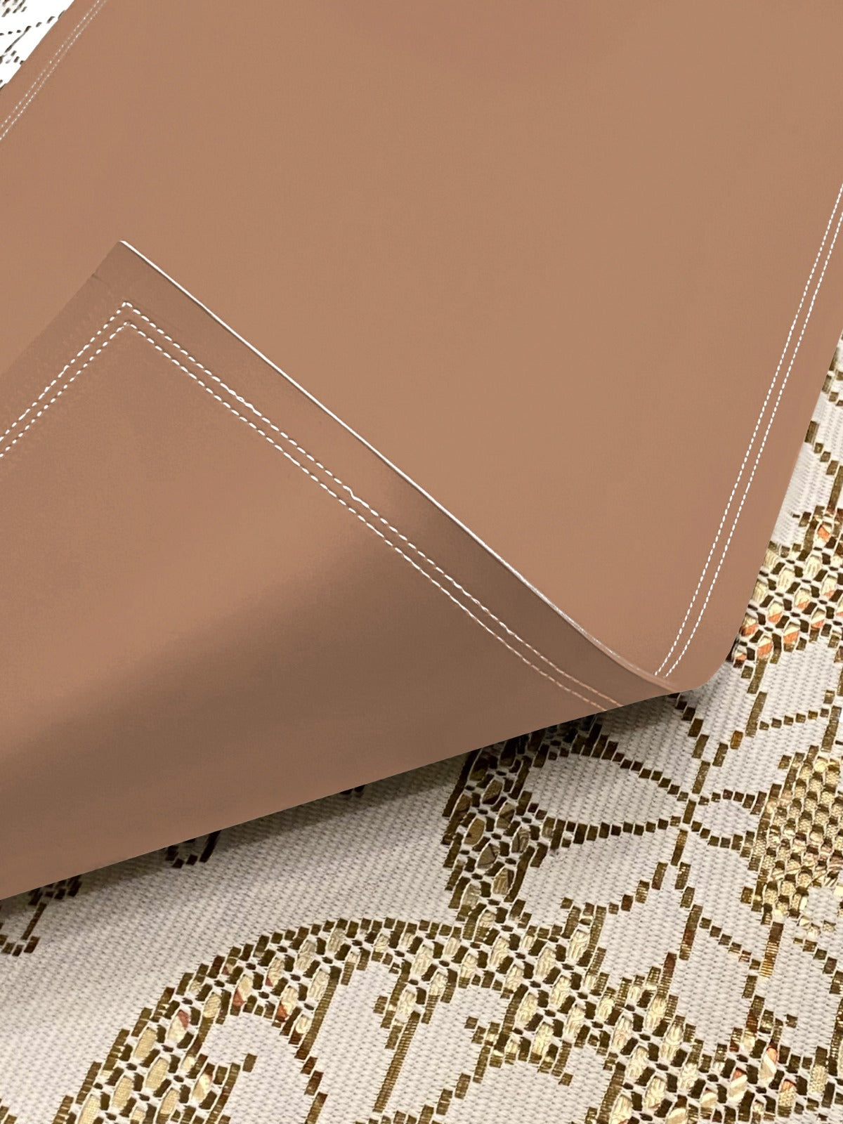 Premium Leather - Peach Table Runner Trendy Home