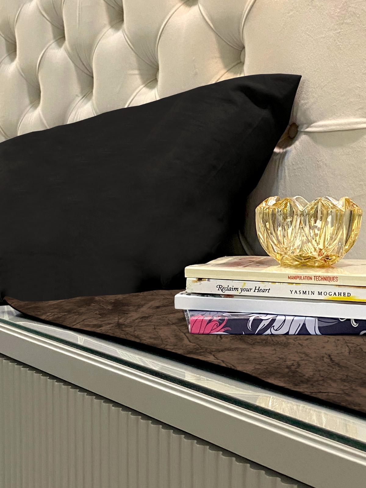 Turkish Velvet - Bronze Bed Side Table Accent Trendy Home