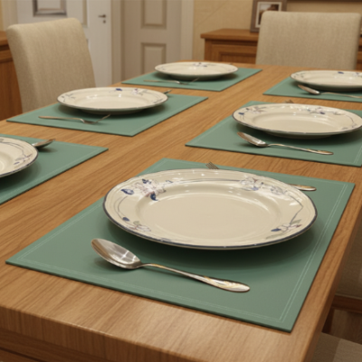 Premium Leather - Mint Table Mat Trendy Home