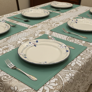 Premium Leather - Mint Table Mat Trendy Home