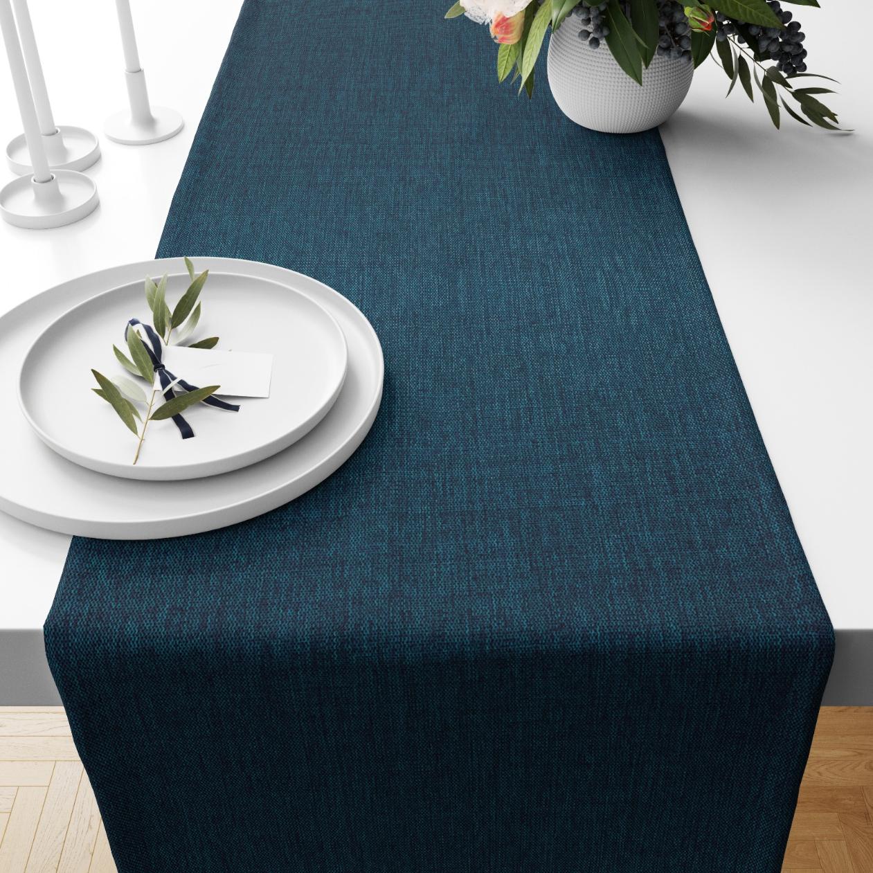 Fine Jute - Dark Turquoise Table Runner Trendy Home