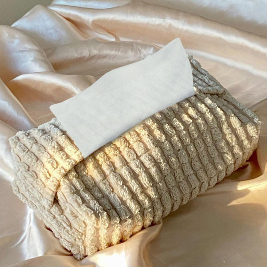 Corduroy Fur - Condense Tissue Box Trendy Home