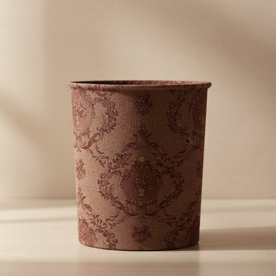 Embossed Leather - Burnt Umber Dustbin Trendy Home