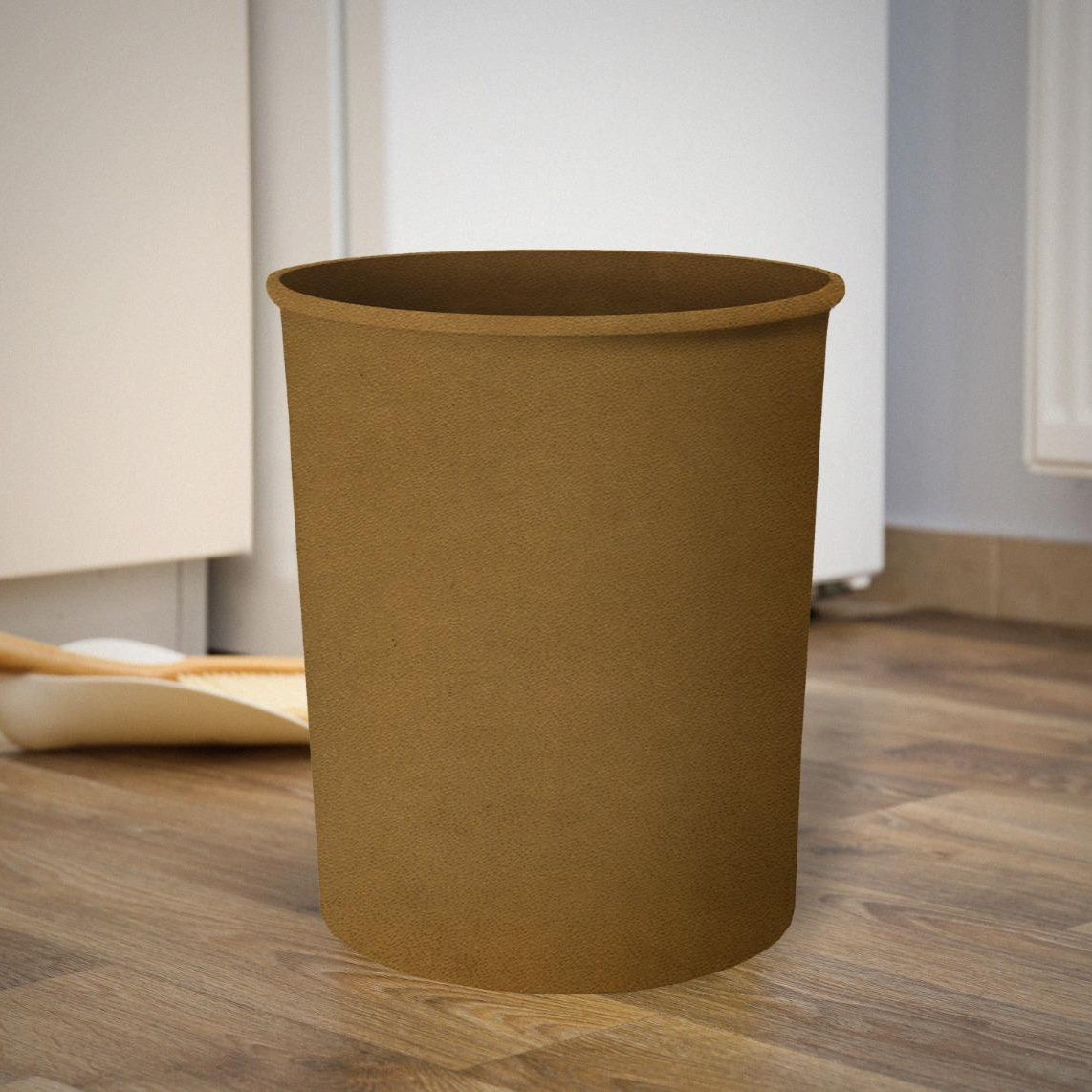 Leather - Peanut Brown Dustbin Trendy Home