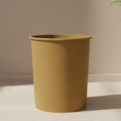 Leather - Peanut Brown Dustbin Trendy Home