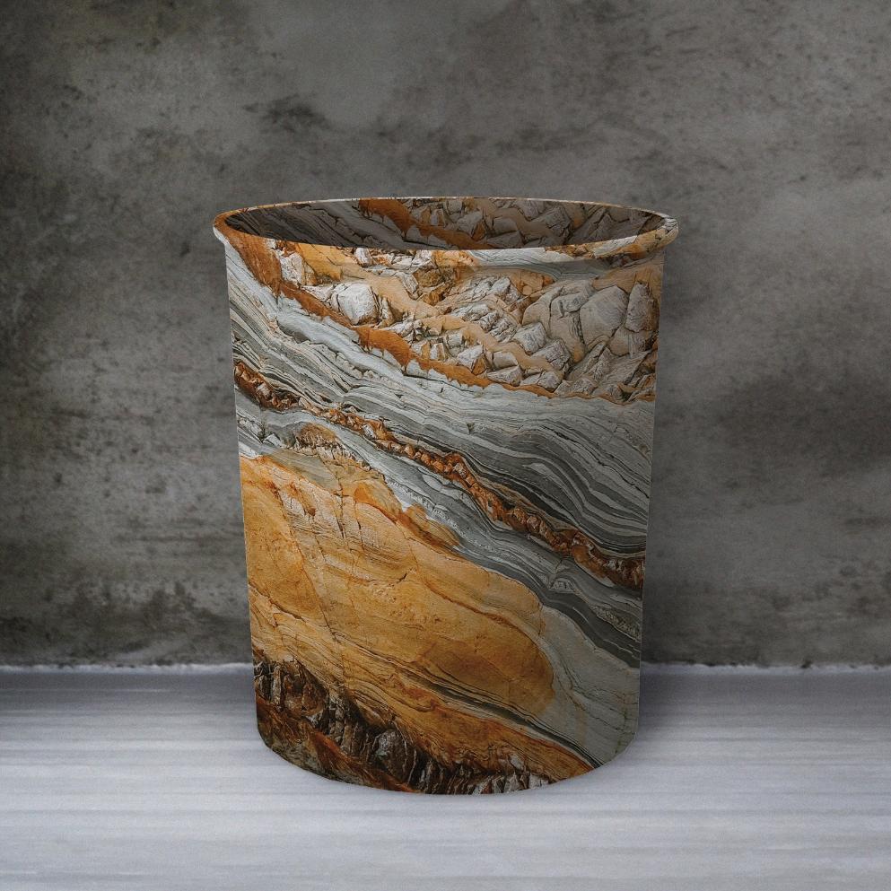 Printed - Earth Jasper Dustbin Trendy Home