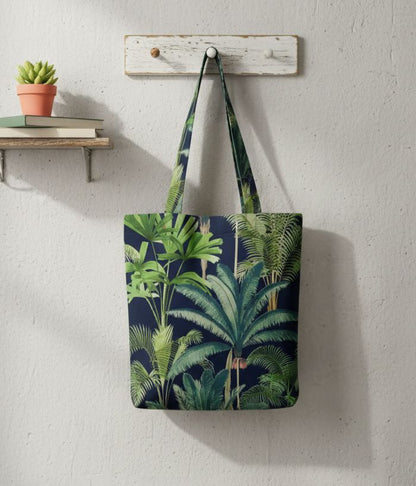 Printed - Night Pine Tote Bag Trendy Home