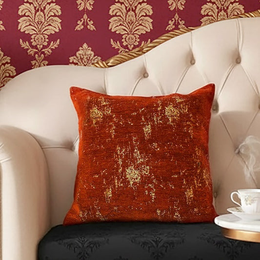 Shanghai Velvet - Rust Cushion Cover