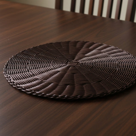 Rattan - Coffee Charger Plate