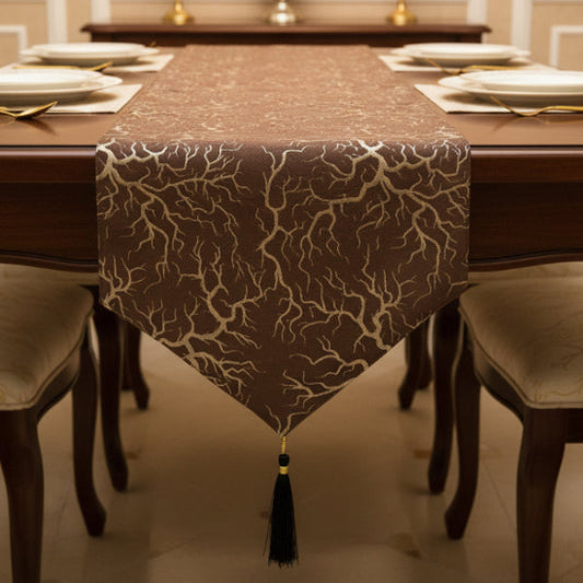 Shanghai - Khaki Table Runner Trendy Home