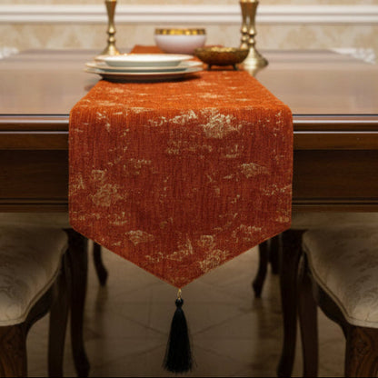 Shanghai Velvet - Rust Table Runner Trendy Home
