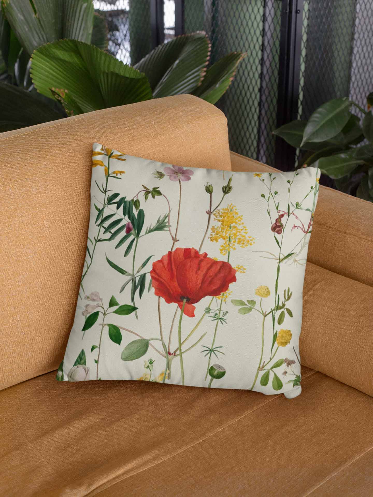 White Rosey Cushion Cover cushion cover sale