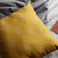 Yellow Canvas Cushion Cover Trendy Home