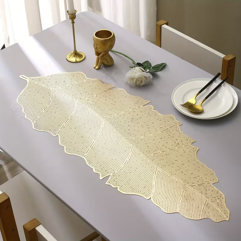 Pvc - Palm Leaf Table Runner