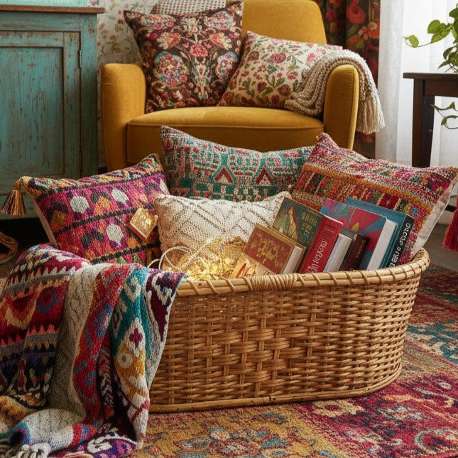 Handmade - Cane Multipurpose Crib Basket