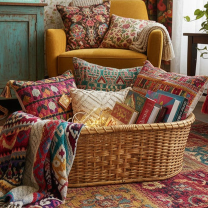 Handmade - Cane Multipurpose Crib Basket