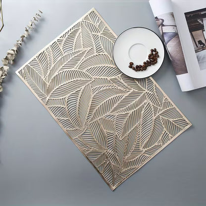 Pvc - Gold Filigree Table Mat